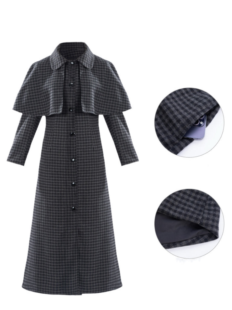 Wednesday | Trench-coat avec cape