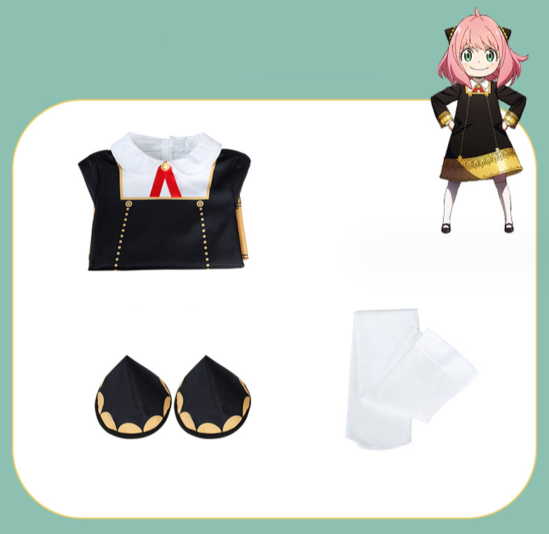 《SPY×FAMILY》- Anya Forger Cosplay Costume