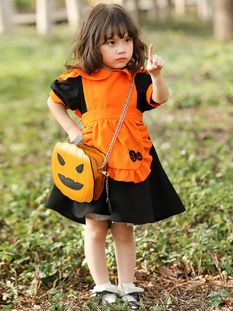 《Halloween》- Robe Halloween Citrouille (Enfant)