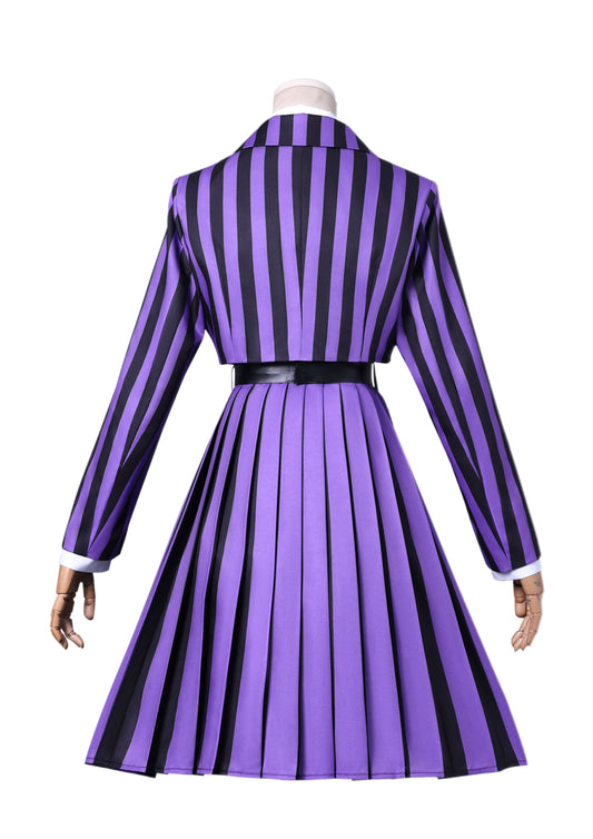 Wednesday | Uniforme violet d’Enid