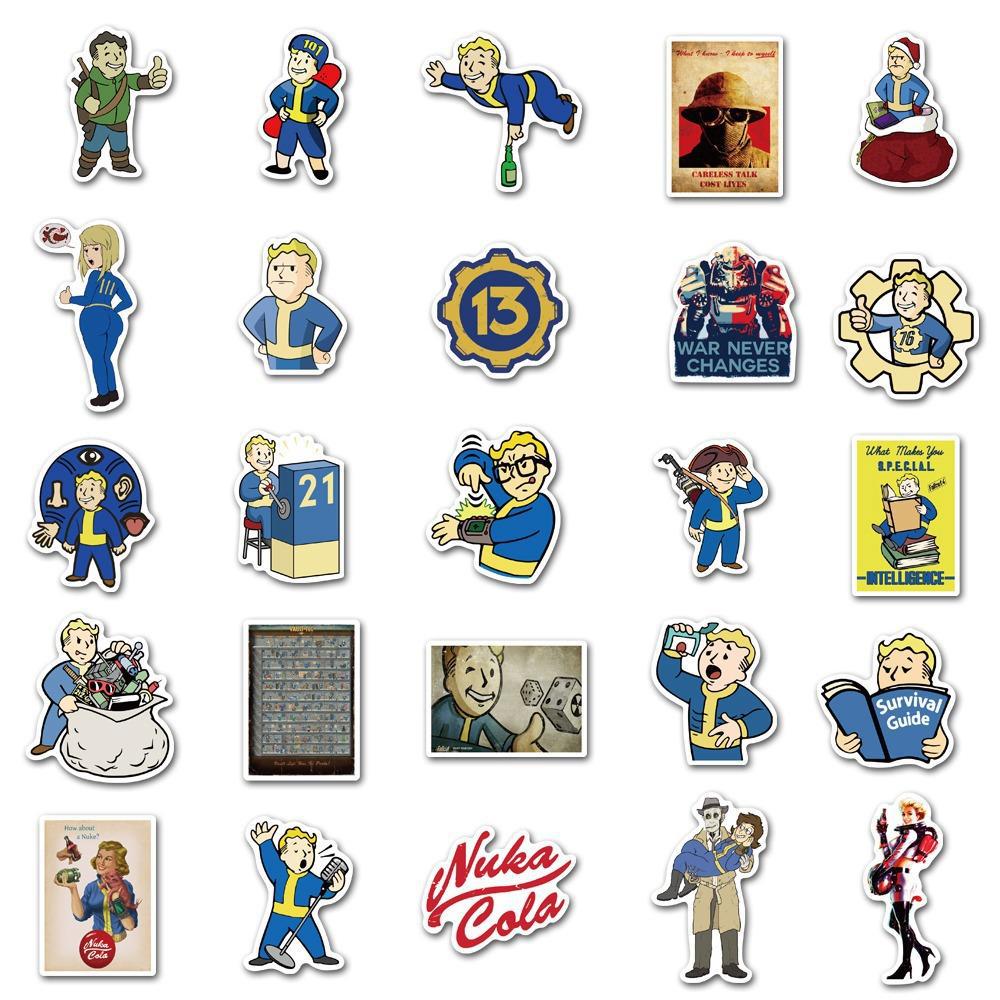 《Fallout》 - Lot de 50 autocollants