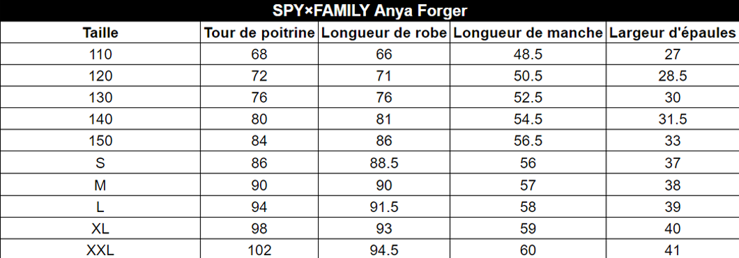 《SPY×FAMILY》-  Anya Forger Cosplay Costume