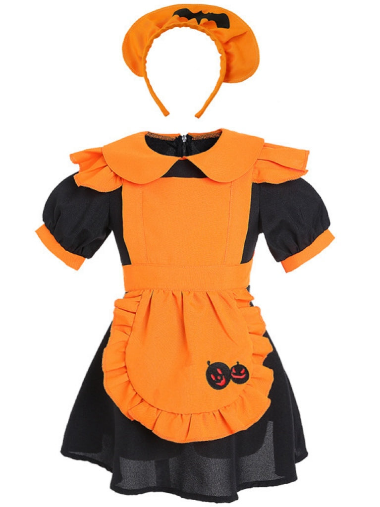 《Halloween》- Robe Halloween Citrouille (Enfant)