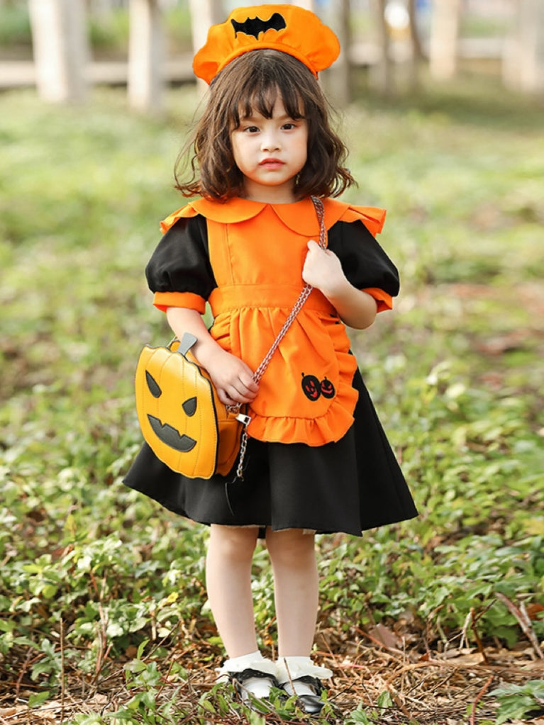 《Halloween》- Robe Halloween Citrouille (Enfant)