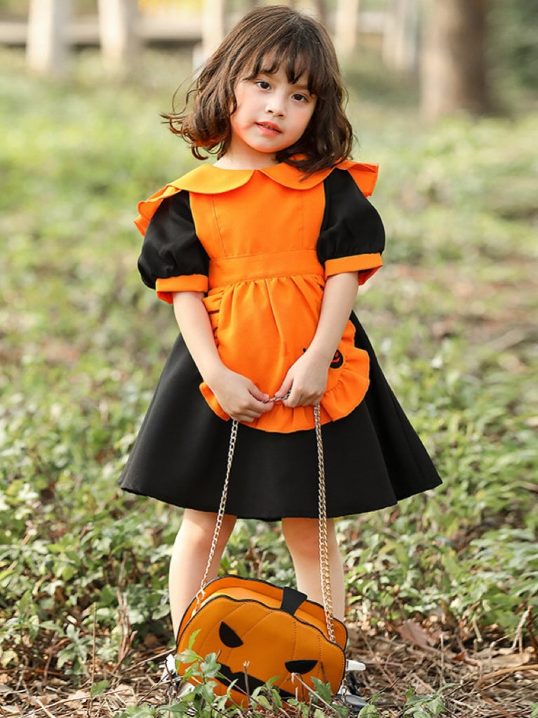 《Halloween》- Robe Halloween Citrouille (Enfant)